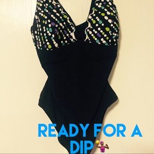 Profile one piece swim suit